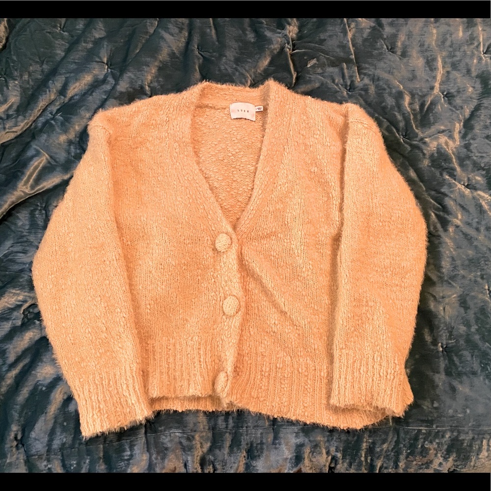 Baby yellow cardigan size M